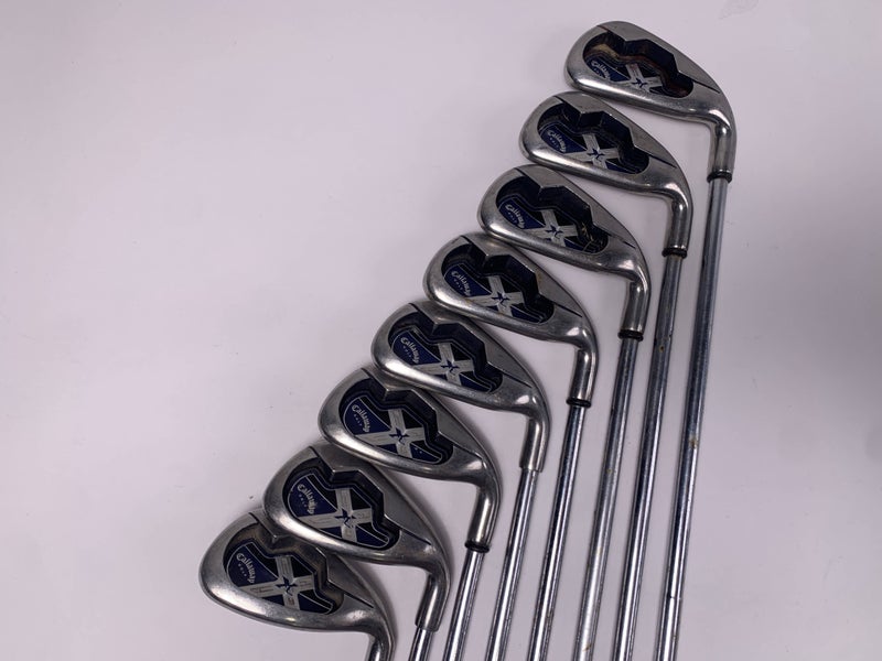 Callaway X-18 Iron Set 3-PW Uniflex Steel Mens RH Midsize Grips