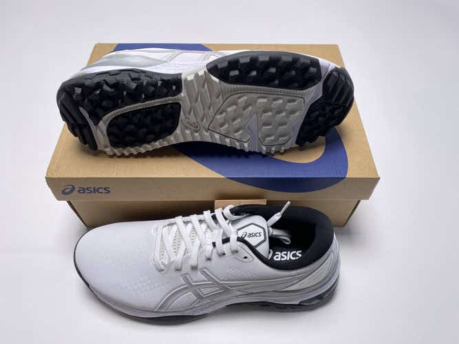 Asics Gel-Kayano Ace 2 Golf Shoes White Black Men's SZ 8 (1111A243-100)
