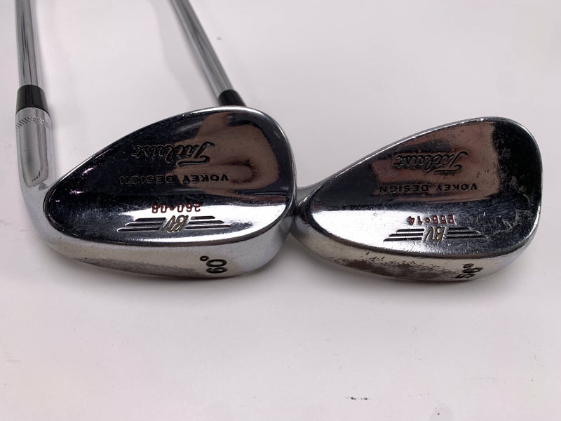 Titleist Vokey Chrome 200 Wedge Set 56* 14 60* 8 NS Pro 950 Wedge Steel Mens RH