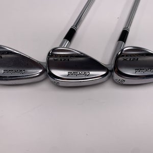 Cleveland RTX ZipCore Tour Satin Wedge Set 52* 10 56* 10 60* 10 DG Mens LH