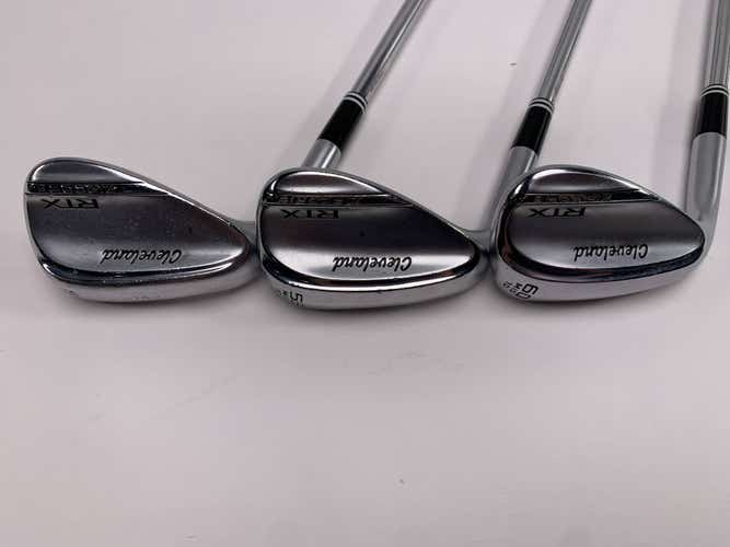 Cleveland RTX ZipCore Tour Satin Wedge Set 52* 10 56* 10 60* 10 DG Mens LH