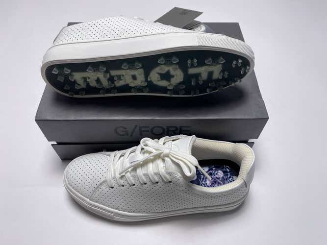 G/Fore Ladies Perforated Disruptor Golf Shoes White Women's SZ 7 (G4LF20EF12)