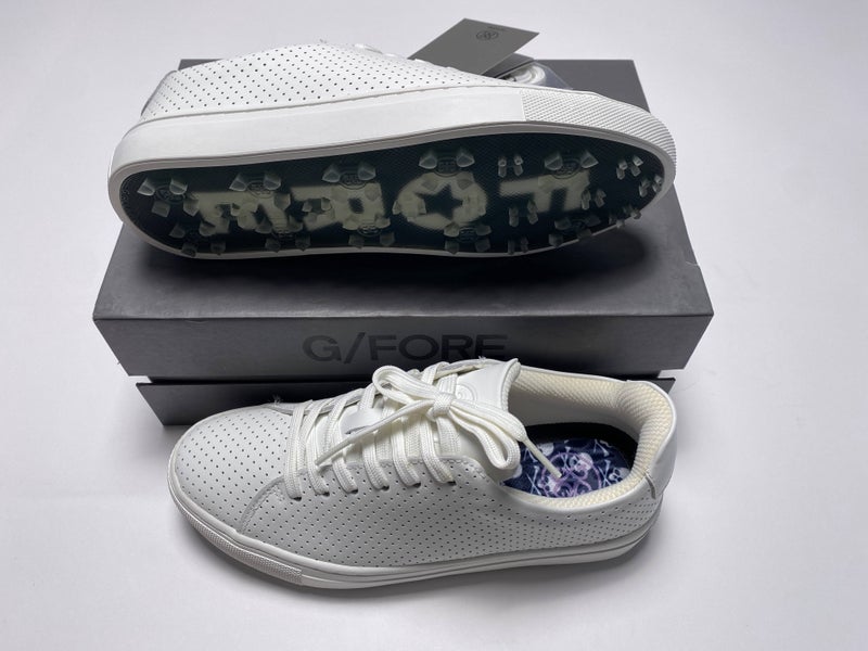 G/Fore Ladies Perforated Disruptor Golf Shoes White Women's SZ 7 (G4LF20EF12)