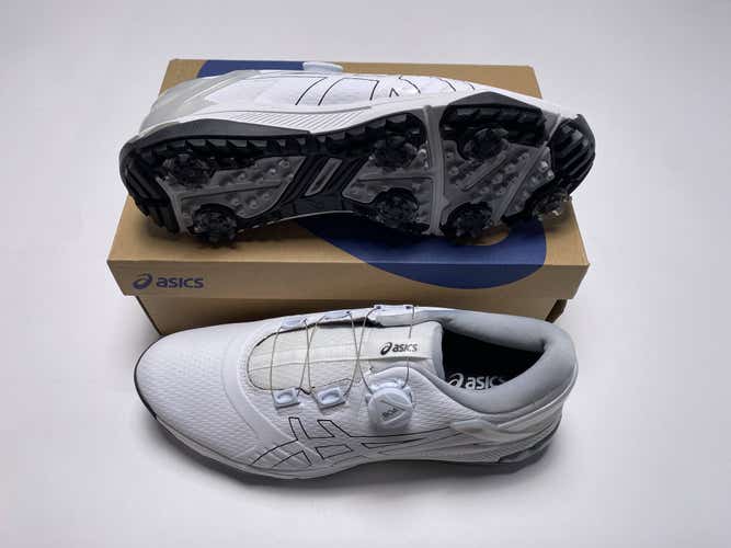 Asics Gel-Course Duo BOA Golf Shoes White Black Men's SZ 10.5 (1111A213-101)
