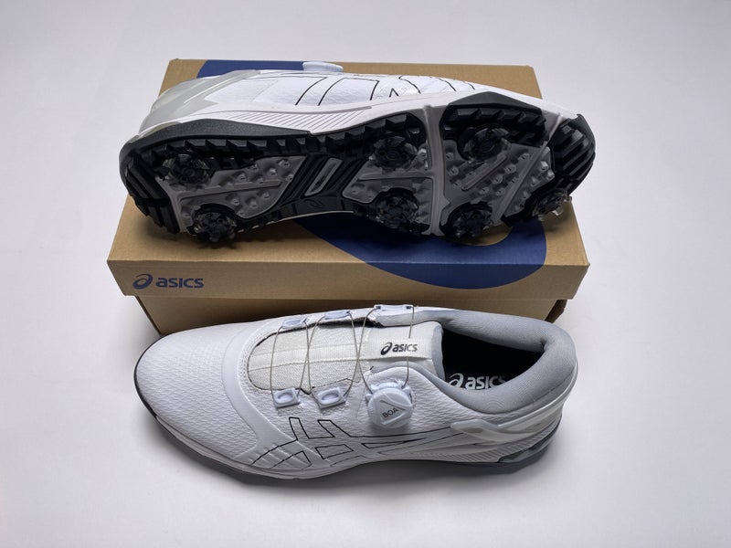 Asics Gel-Course Duo BOA Golf Shoes White Black Men's SZ 10.5 (1111A213-101)