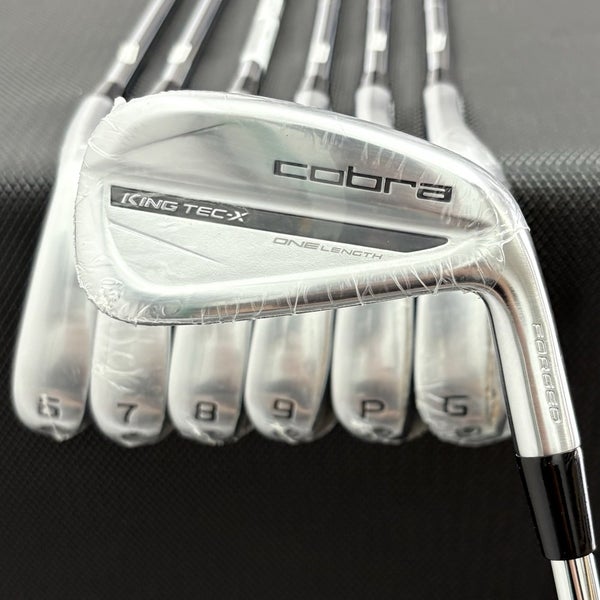 NEW COBRA KING TEC X ONE LENGTH IRON SET 5-G