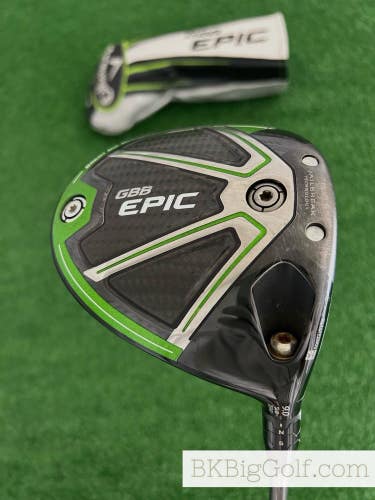 Callaway Great Big Bertha GBB Epic 9.0 Driver w Headcover / Extra Stiff