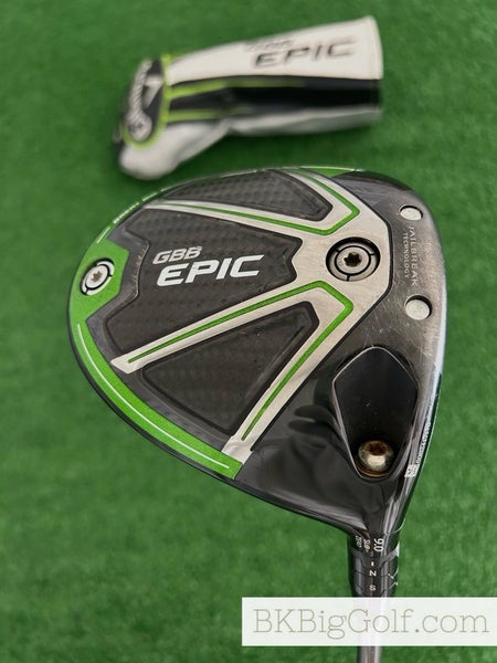 Callaway Great Big Bertha GBB Epic 9.0 Driver w Headcover / Extra Stiff