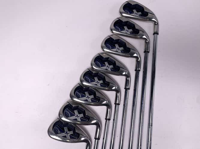 Callaway X-18 Iron Set 3-PW Uniflex Steel Mens RH