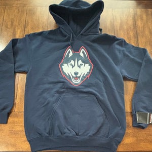 UConn Huskies Hoodie, Unisex Sweatshirt, Adult Small NWT