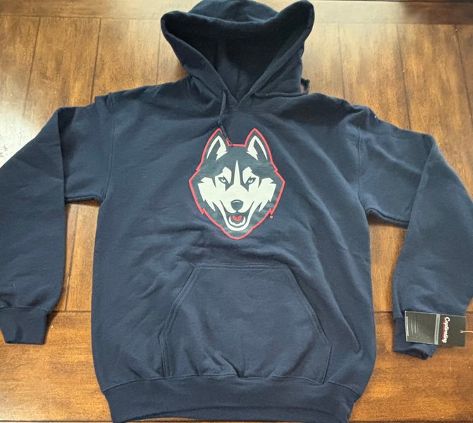 UConn Huskies Hoodie, Unisex Sweatshirt, Adult Small NWT