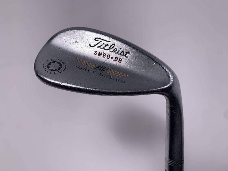 Titleist Vokey Spin Milled Lob Wedge LW 60* 8 Bounce True Temper Dynamic Gold RH