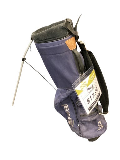 Used Ping HOOFER BAG Mens Stand Bag Navy Blue 11884-S000050897