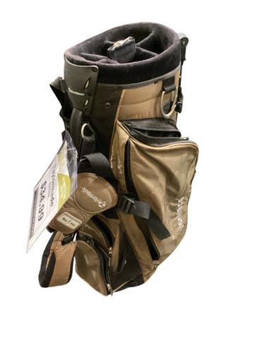 Used Taylormade BROWN STAND BAG Mens Stand Bag Brown 11884-S000050896