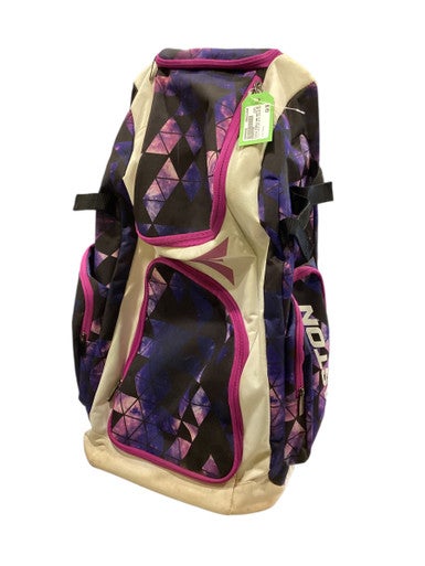 Used Easton PURPLE AND WHITE WHEELED BAG BB/SB Player Wheeled Bag Purple 11884-S000050889