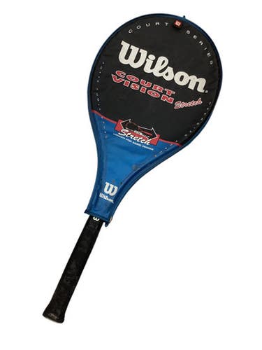 Used Wilson COURT VISION Adult Tennis Racquet Black 4 3/8" 11884-S000050844