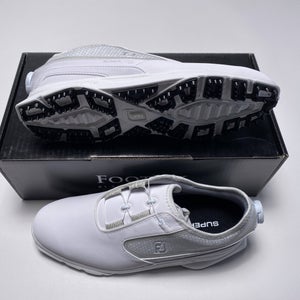 FootJoy Superlites XP BOA Golf Shoes White Men's SZ 9 (58091)