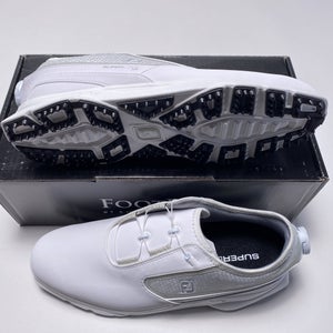 FootJoy Superlites XP BOA Golf Shoes White Men's SZ 10 (58091)