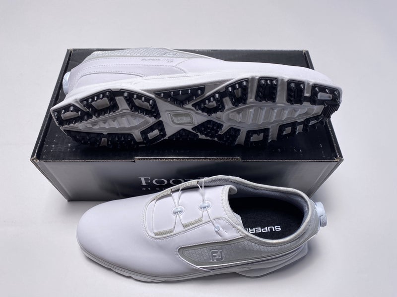 FootJoy Superlites XP BOA Golf Shoes White Men's SZ 10 (58091)
