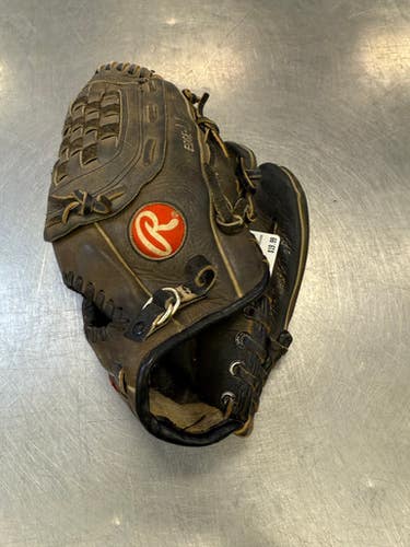 Used Rawlings RBG36B BB/SB Glove RH Throw Black 12" 11339-S000193376