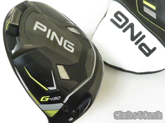 PING G430 MAX Driver 9 TOUR 2.0 Chrome 65 Stiff Flex +Cover .. NICE