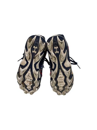 Used Under Armour FREEDOM BB/SB Cleats Navy Blue Junior 01 11847-S000028603