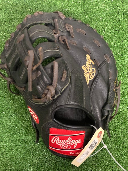 Black Rawlings Highlight Series LH First Base Baseball Glove 11.5" (Used)