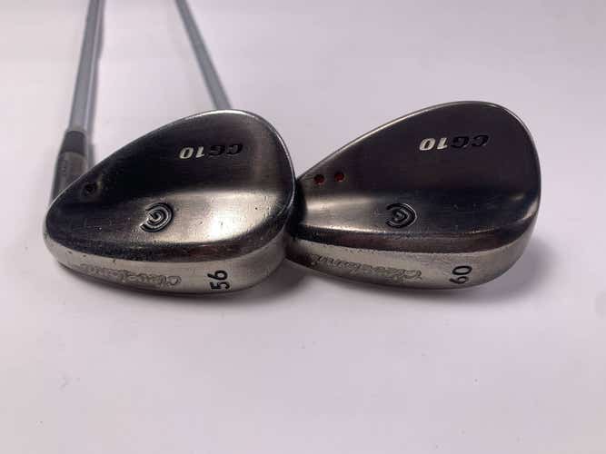 Cleveland CG10 Black Pearl Wedge Set 56* 60* True Temper Dynamic Gold RH