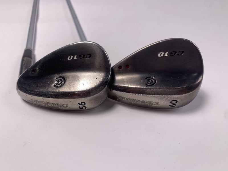 Cleveland CG10 Black Pearl Wedge Set 56* 60* True Temper Dynamic Gold RH