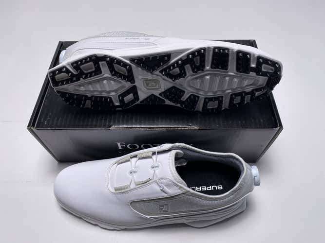 FootJoy Superlites XP BOA Golf Shoes White Men's SZ 10.5 (58091)