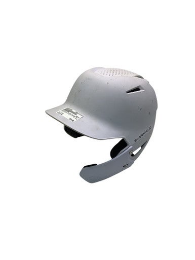 Used Evoshield WHITE HELMET W/ JAW GUARD Batting Helmet No Mask White L/XL 11347-S000253338