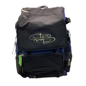 Used BoomBah 4 BAT BACKPACK BB/SB Player Carry Bag Navy Blue 11347-S000253313