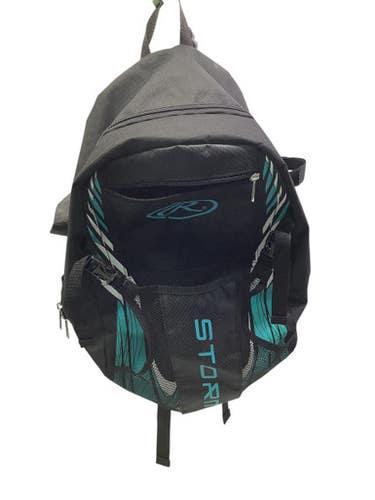 Used Rawlings 2 BAT BACK PACK BB/SB Player Backpack Black 11347-S000253371