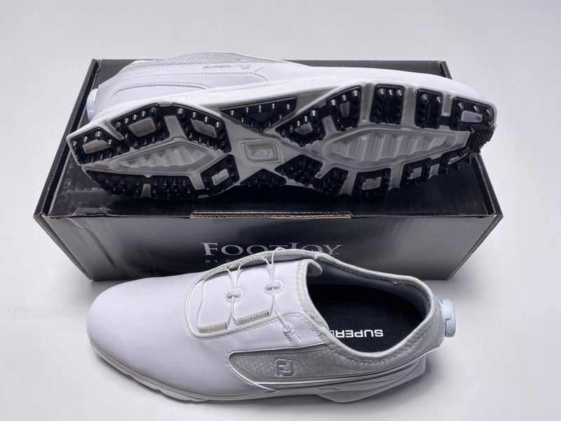 FootJoy Superlites XP BOA Golf Shoes White Men's SZ 9.5 (58091)