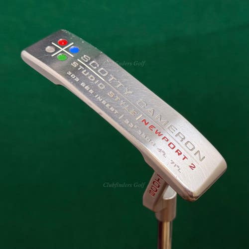 Scotty Cameron 2007 Studio Style Newport 2 34" Flat-Front Neck Putter w/ HC