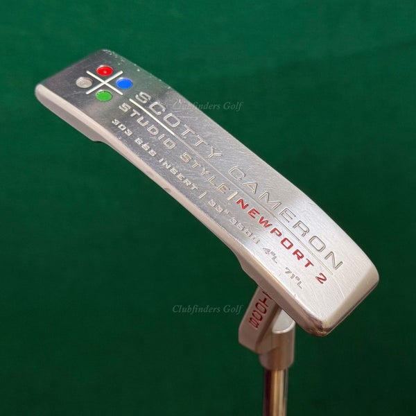 Scotty Cameron 2007 Studio Style Newport 2 34" Flat-Front Neck Putter w/ HC
