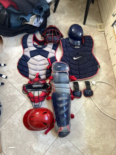 Nike Pro issued (Keep On Truckin) catchers gear. Home And Away Chest Protector(Make Me An Offer)
