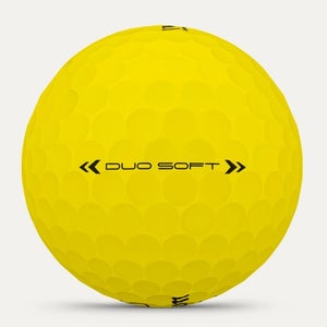 Wilson Staff Duo Soft Golf Balls (Yellow, 3pk) 1 Sleeve 2025 NEW