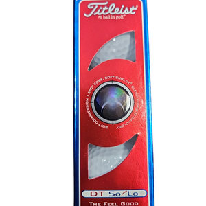 Used Titleist DT SOLO 3 PK 3 Ball - Golf Ball Sleeve 11850-S000021248