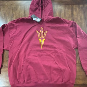 Arizone State University Adult Hooded Sweatshirt XL New w/ tags by Captivating