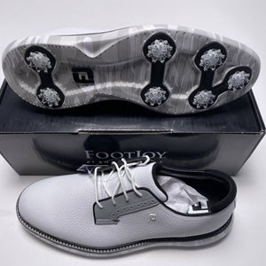 FootJoy FJ Traditions Blucher Camo Golf Shoes White Men's SZ 11.5 (57953)