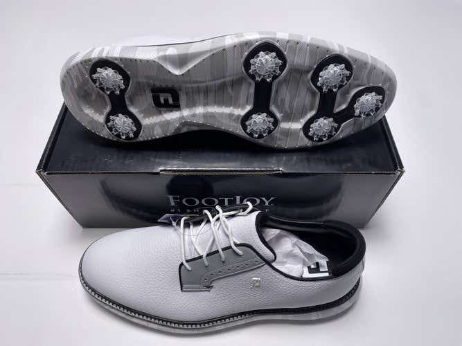 FootJoy FJ Traditions Blucher Camo Golf Shoes White Men's SZ 11.5 (57953)