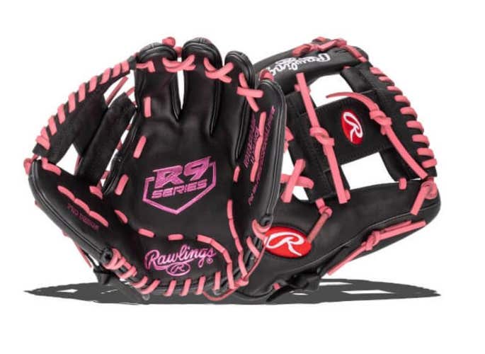 New Rawlings R9 Contour 11.25" Baseball Glove: R91125U-2BP FREE SHIPPING