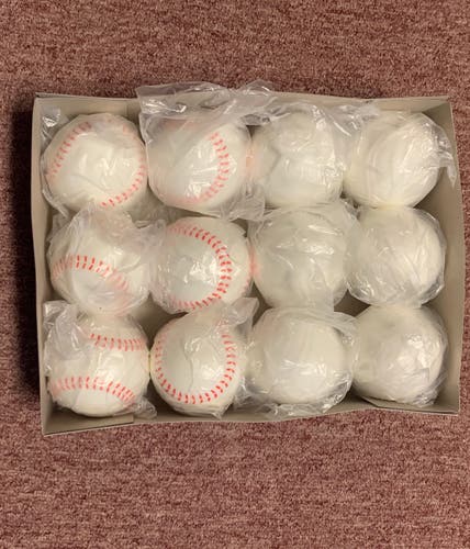 Foam Pitching Machine Baseballs - 1 Dz