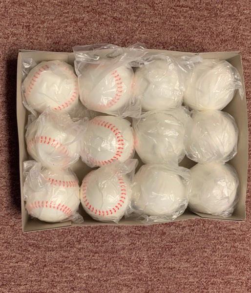 Foam Pitching Machine Baseballs - 1 Dz