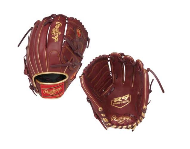 New Rawlings R9 12" Baseball Glove: R9206-9SH Free Shipping