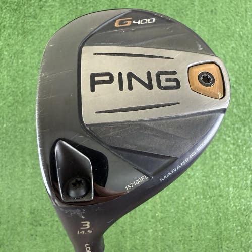 Ping G400 3 Wood 14.5 Senior A Flex Prolaunch 45 Left Handed 42.5