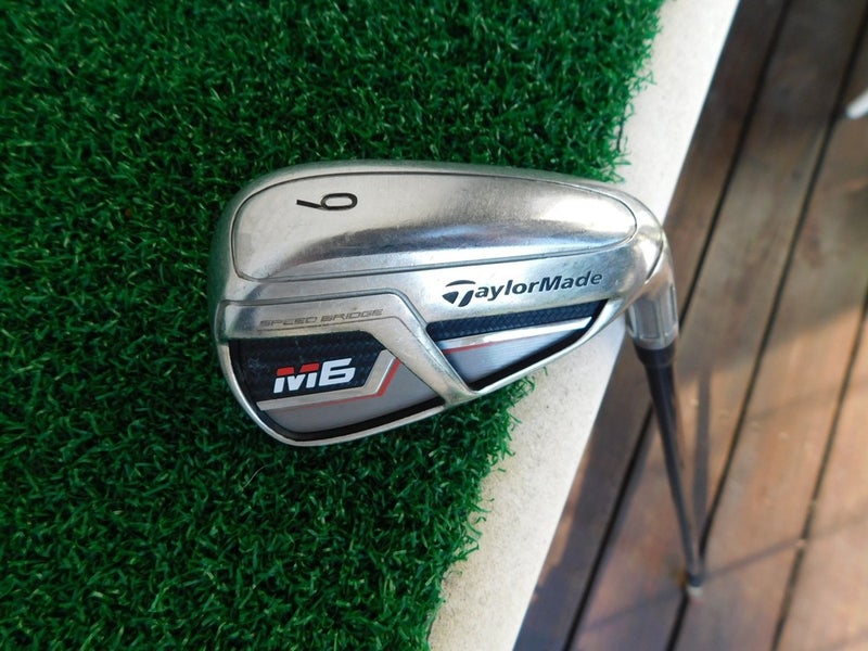 TaylorMade M6 9-Iron w/ Fujikura ATMOS 5A Senior Flex Shaft