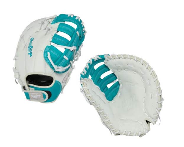 New Rawlings Shut Out 12" Fastpitch First Base Mitt: RSOFBM12W