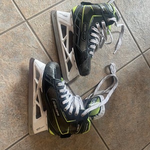 Bauer GSX Hockey Goalie Skates Regular Width Size 4 (Used)
